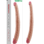 Censan 14 İnç King Size Realistic Ladykiller Tapered Double Penetration