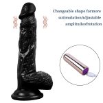 Censan 21CM Gerçekçi Zenci Dildo Penis - Görsel 2