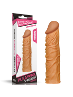 Censan Add 2" Pleasure X Tender Penis Sleeve Brown