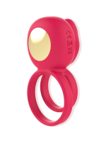 Censan Çift Halkalı Şarjlı Titreşimli Penis Halkası – Esnek Silikon, Geciktirici ve Klitoris Uyarıcılı - Görsel 5