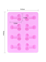 Censan Çikolata, Jöle ve Buz İçin Penis Şeklinde Silikon Kalıp - Görsel 4
