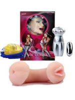 Censan Esmer Victoria Büyük Boy Titreşimli Sesli Realistik Şişme Kadın - Görsel 5