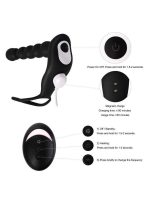 Censan Isıtmalı Penis Halkalı Anal Prostat Vibratör - Görsel 3