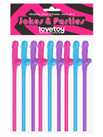 Censan Jokes & Parties Original Willy Straws – Pack of 9 Dildo Pipet - Görsel 2