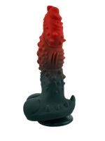 Censan Kırmızı Siyah Canavar Dildo Model 1 - Görsel 3