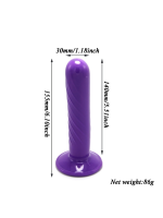 Censan Mor Double Dong Titreşimli Belden Bağlamalı Çift Taraflı Bisex Dildo Vibratör model 2 - Görsel 3