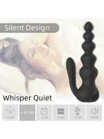 Censan Neue 10 Fonksiyonlu Titreşimli Anal Boncuklu Plug – Kablosuz Kumandalı - Görsel 5