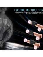 Censan Penis Massager Super Shock Glans Exerciser Titreşimli Mastürbatör - Görsel 4