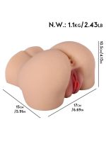 Censan Realistik 1.1 Kg Doggy ve Misyoner Pozisyon Gerçekçi Kalça - Görsel 2