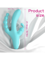 Censan S-Hande 3'ü 1 Arada Tavşan Vibratör – Mavi - Görsel 4