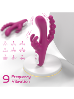 Censan S-Hande 3'ü 1 Arada Tavşan Vibratör – Mor - Görsel 5