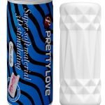 Censan Super Soft Material 3d Stimulating Kola Kutusu Şeklinde Mastürbatör Mavi