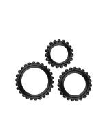 Censan Titan 3'lü Siyah Esnek Penis Halkası Seti - Görsel 2