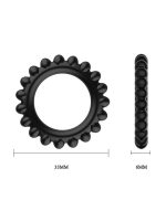 Censan Titan 3'lü Tırtıklı Penis Halkası - Görsel 3