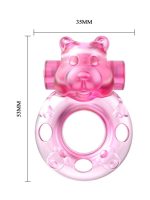 Censan Titreşimli Penis Halkası Sweet Bear - Görsel 3