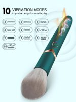 Censan USB Şarj Edilebilir 10 Hızlı Silikon Makyaj Fırçası - Görsel 4