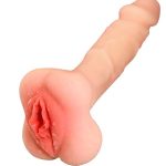 Censan Vajina Girişli Dolgulu Realistik Penis Kılıfı Mastürbatör 20CM