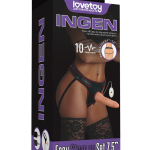 Censan Vibrating Easy Strapon Set 7.5 İnç Belden Bağlamalı