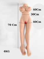 Censan Yarım Vücut Mastürbatör 4 kg - Görsel 2