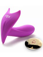 FoxShow Kumandalı G-Noktası ve Klitoris Uyarıcılı Giyilebilir Public Vibratör