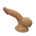 Gerçekçi Testisli Melez Dildo 15.5 cm