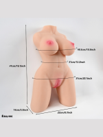 L-Join Gerçekçi 4 Kg Yarım Vücut Vajina Mastürbatör - Görsel 2