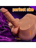 L-Join Gerçekçi İleri Geri Haraketli Titreşimli 5 Kg Kalça Vajina Dildo Mastürbatör - Görsel 2