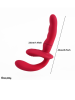 L-Join Strapless Vibratör – 10 Farklı Titreşim Modu, Uzaktan Kumandalı, Şarjlı G Nokta Uyarıcılı Tasarım - Görsel 2