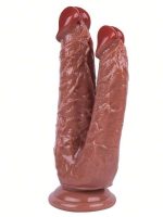 Noctis 19cm Kahverengi Çiftli Dildo No:76 - Görsel 2