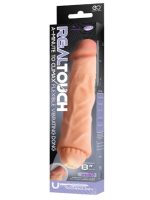 Real Touch Çift Katmanlı 20cm Vibratör - Görsel 2