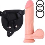 R.G.B Belden Bağlamalı 21.5cm Protez Penis ve Kemeri